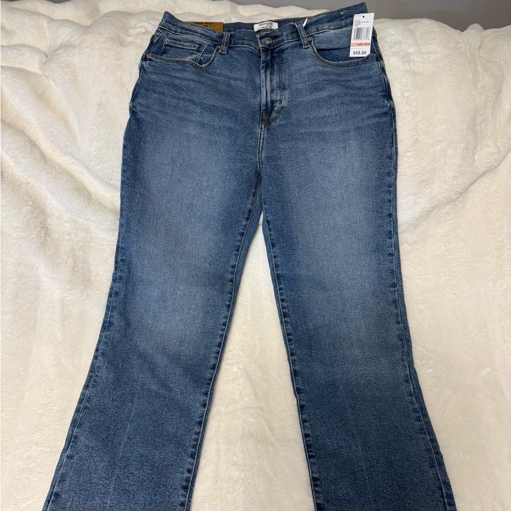 Kensie Boot Cut Jeans in Classic Blue